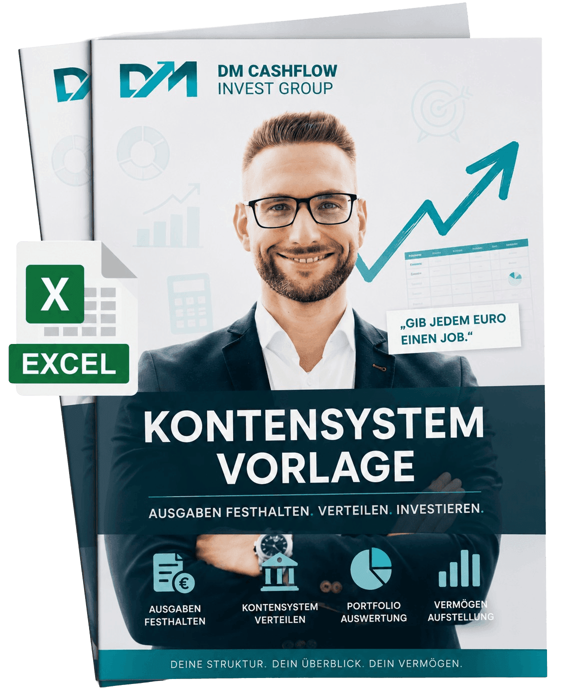 Cashflow-Report Kontensystem-Vorlage